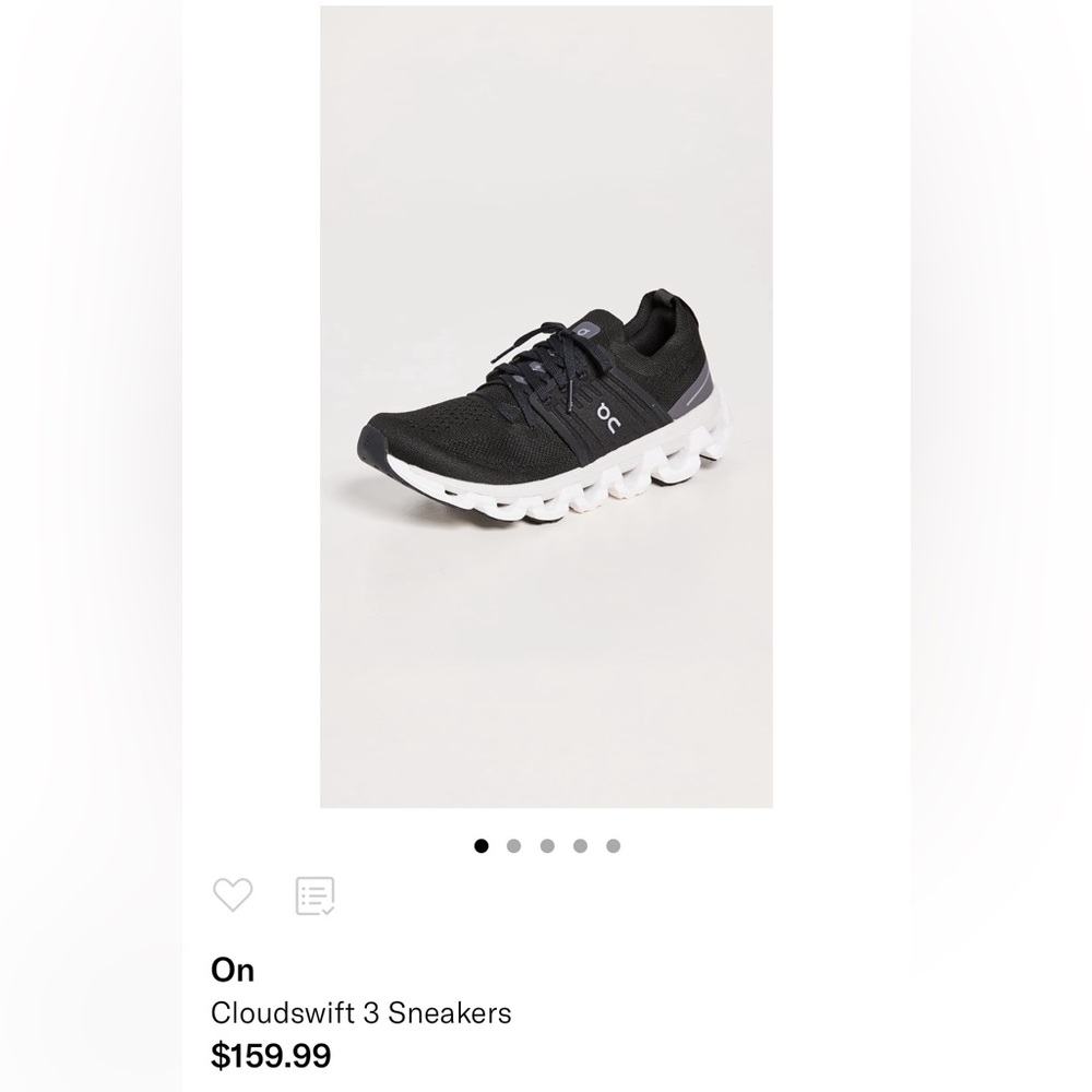 On oncloud cloud swift black
